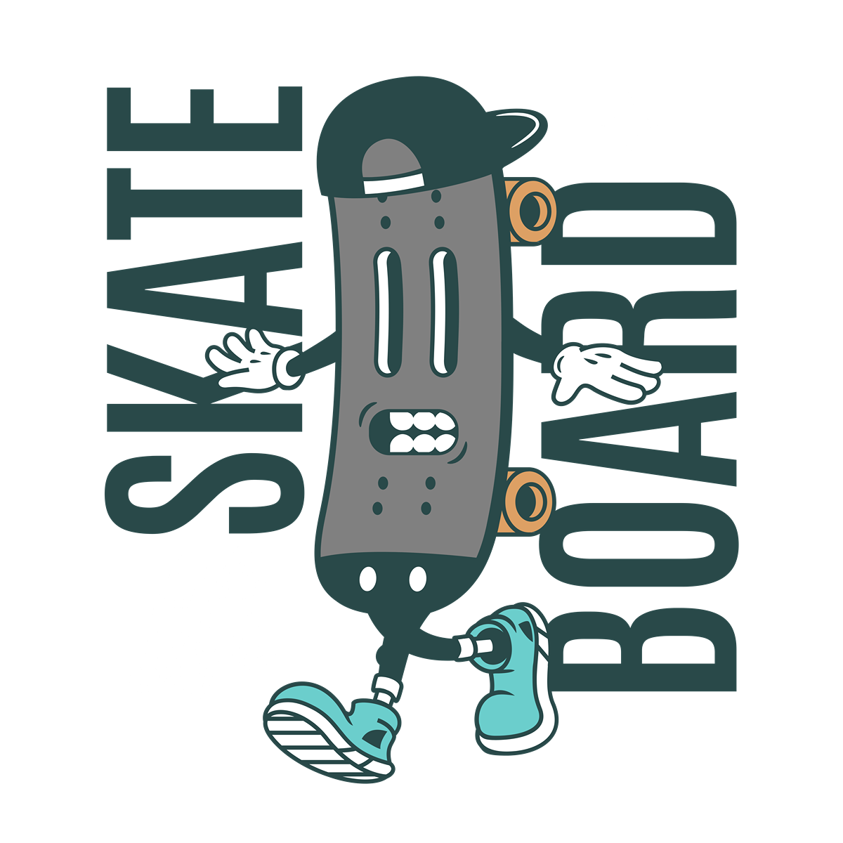 Skate Board Extreme Clothing