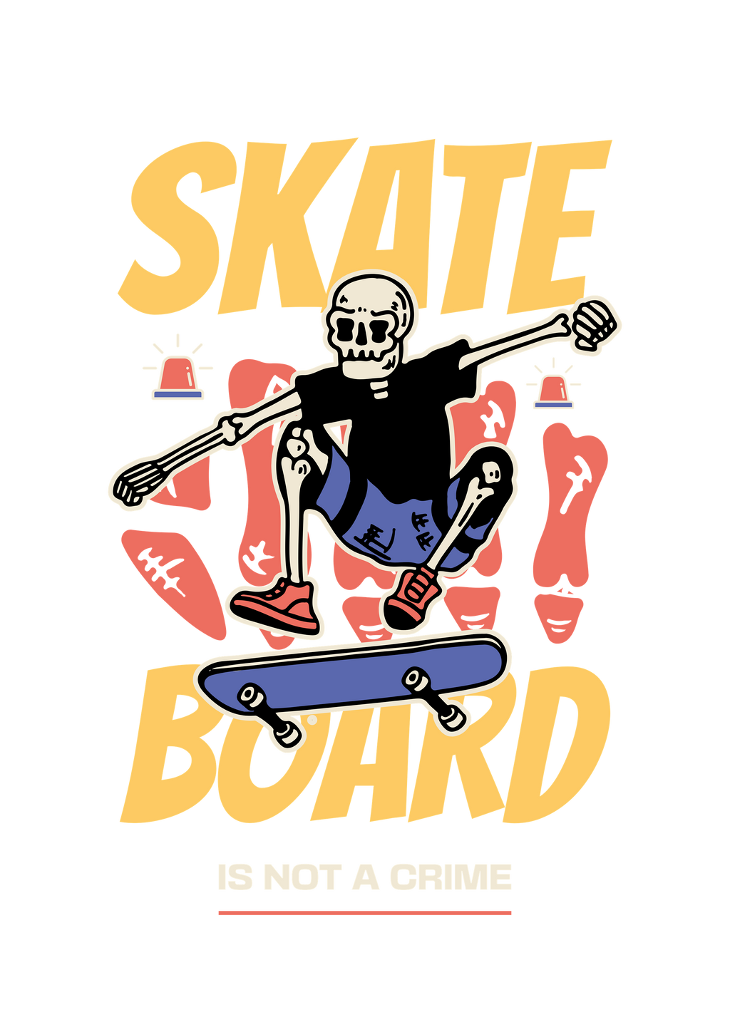Skate Board Extreme Clothing