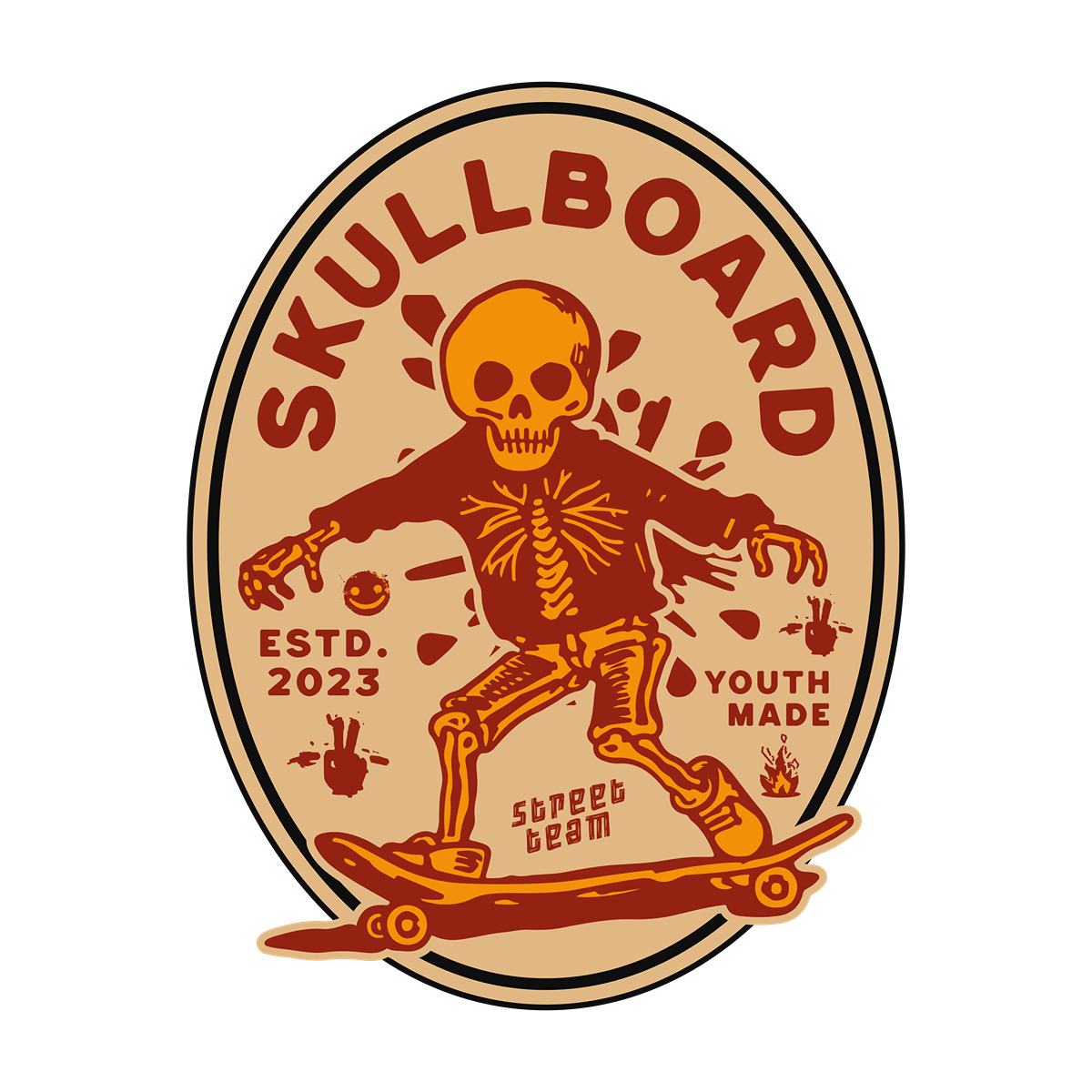 Skate Board Extreme Graphic T-Shirt