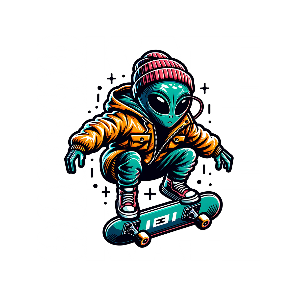 Skate Board Extreme Graphic T-Shirt