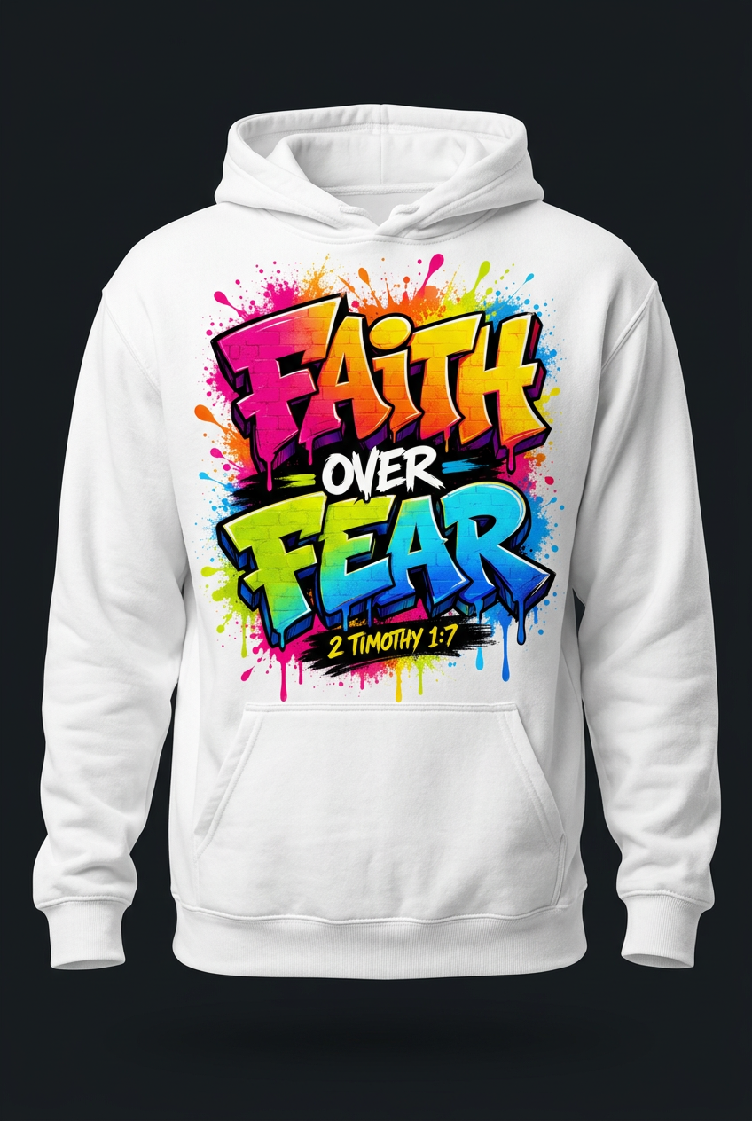 Faith Over Fear - White
