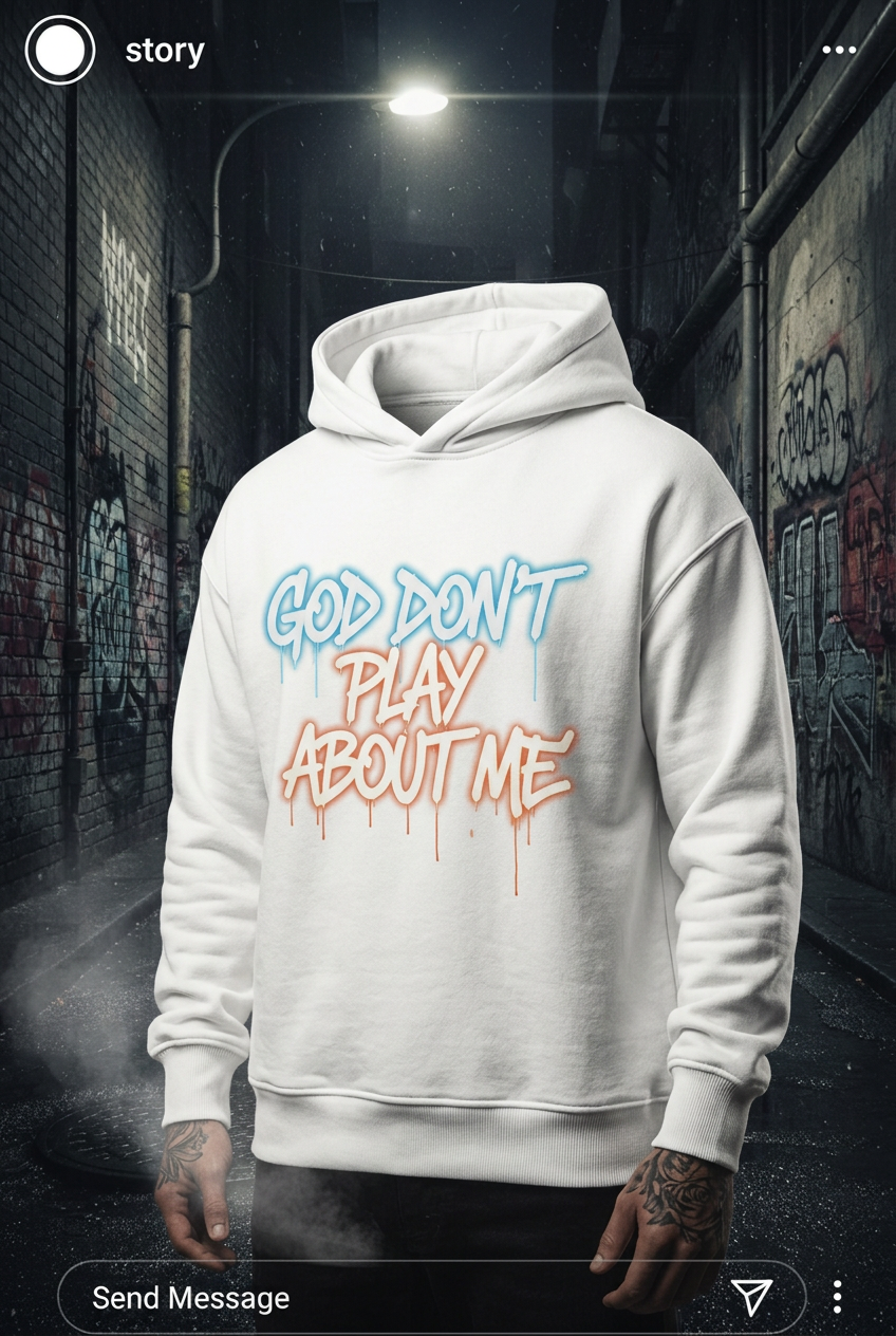 God Don't Play About Me - White